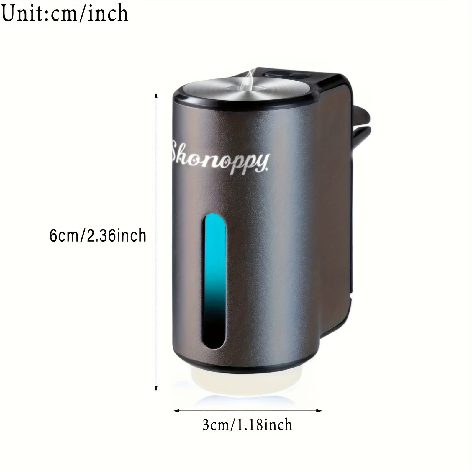 (Accessory 3/10/20 Bottles 0.34oz Essential Oils Sold Separately)Smart Car Air Freshener Aroma Diffuser with 3/6/10/20pcs Essential Oils, Premium Quality, Compact Design, for Car Experience