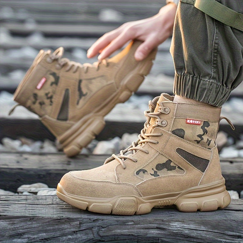 Men's Work & Safety Boots - Steel Toe Protection & Puncture Resistant 666853