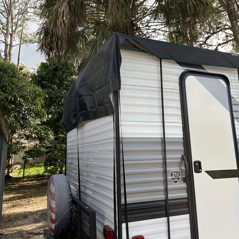 1pc of Robust RV Roof Cover Designed for Motorhomes, Travel Trailers, Caravans, And Buses, Offering UV And Sun Protection, Suitable for Rvs Measuring Between 5 to 12 Meters Or 16 to 40 Feet, Including RV Awnings And Additions