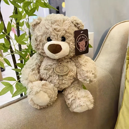 Giant Teddy Bear Stuffed Animal Plush Toy – Lifelike Soft Cuddly Bear Doll for Kids Adults Home Decor, Best Christmas Birthday Valentine Gift, Beige Brown