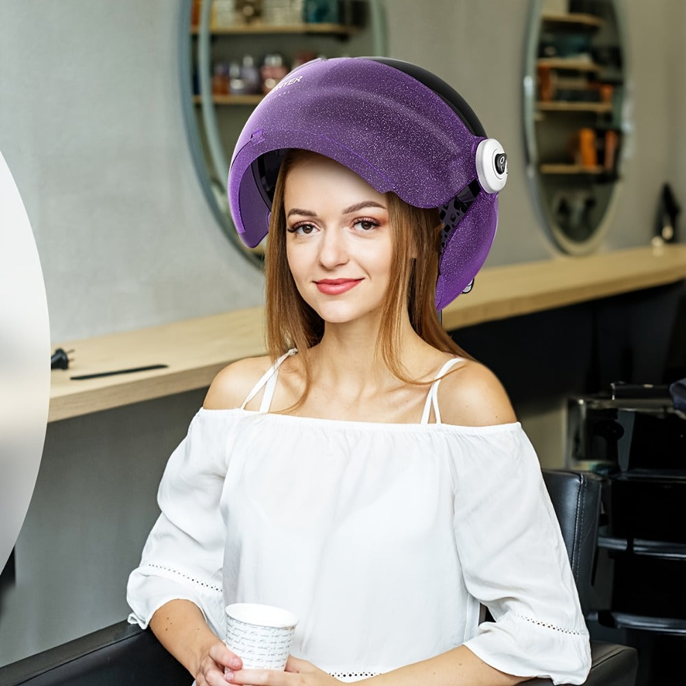 Ionic Floor-Standing Hooded Hair Dryer 1875W — Adjustable Height Professional Salon Hood Dryer for Deep Conditioning, Natural Hair, Roller Sets & Color Processing, 4 Colors