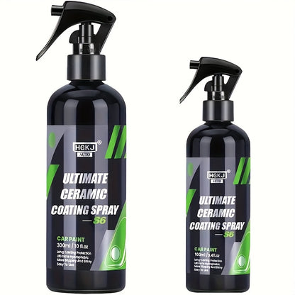 Ceramic Coating Spray for Cars – Paint Protection & High-Gloss Finish, Fast-Apply Car Detailing Coat
