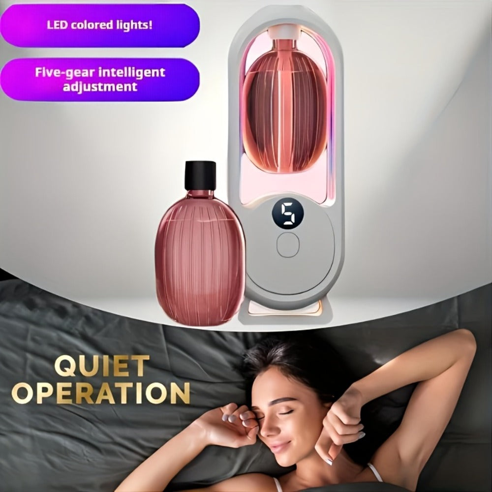 Aromatherapy Diffuser with Essential Oils 2-in-1 Humidifier - Hotel Scent Home Fragrance Machine with Natural French Essential Oils, Ultrasonic Spray, LED Ambient Light, Whole House Air Freshener for Bedroom, Living Room, Office