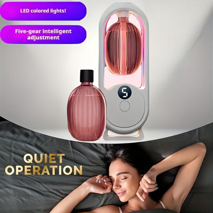 Aromatherapy Diffuser with Essential Oils 2-in-1 Humidifier - Hotel Scent Home Fragrance Machine with Natural French Essential Oils, Ultrasonic Spray, LED Ambient Light, Whole House Air Freshener for Bedroom, Living Room, Office