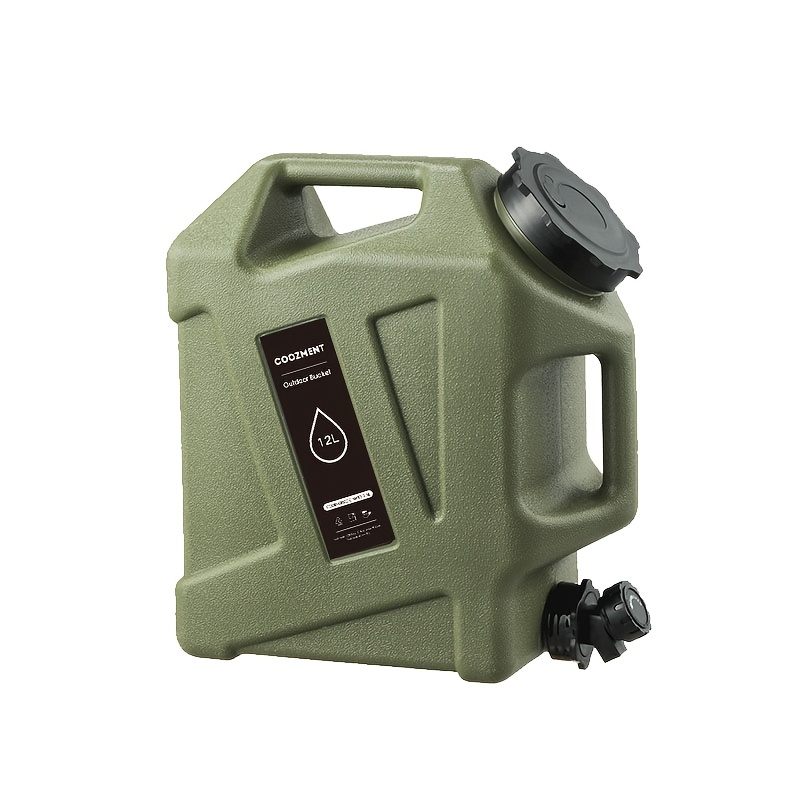 Water Storage Container with Spigot 2 Handles BPA Free PVC Collapsible Water Jug for Camping Outdoor RV Hiking Emergency Survival Portable Water Tank 3.2Gal 5Gal 2.6Gal Multi-Color Options