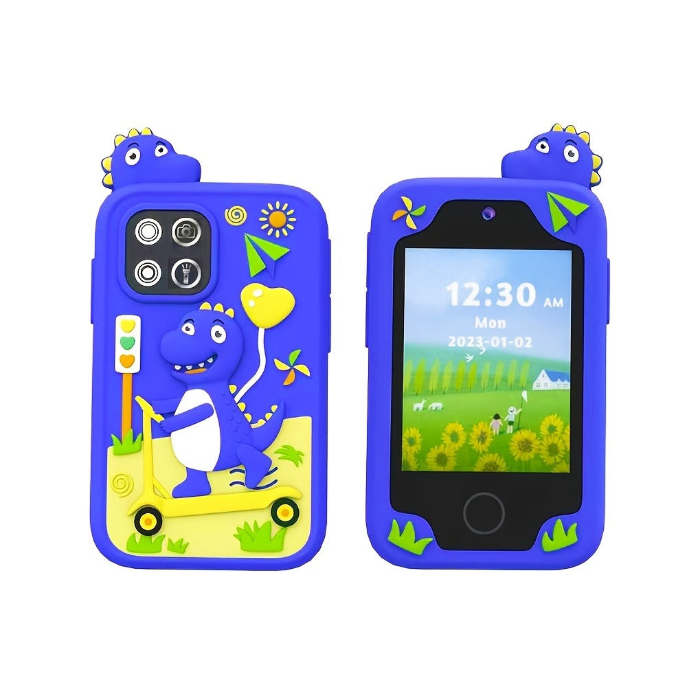 Kids Educational Smartphone Toy with 1080P HD Camera, 20 Mini-Games, Music, Stories & Habit Training – Learning Toy for Boys Girls Ages 3-14, Birthday Christmas Gift