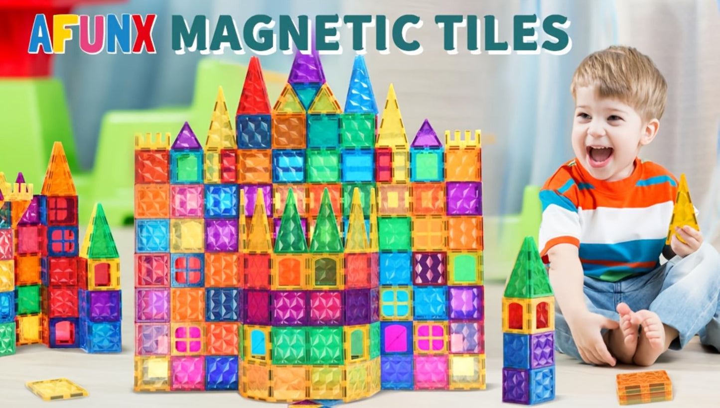 Animal Village Magnetic Building Blocks 102pcs for Kids Ages 3 4 5 6 – STEM Shape Sorting Color Recognition Toy Animal House Village Shapes Preschool Educational Gift Boys Girls Birthday Christmas