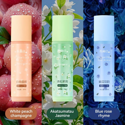 Long Lasting Scented Body Deodorant for Women and Men Non-Greasy Formula - White Peach Champagne Jasmine Blue Rose Scents Fresh Gentle Skin-Safe All Day Freshness Personal Hygiene