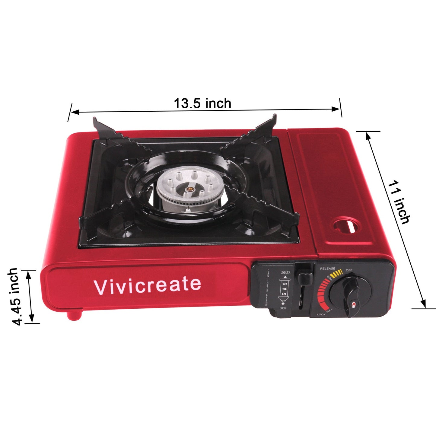 Portable Butane Camping Stove Single Burner – Compact Gas Cooker with Carrying Bag for Outdoor Cooking, Camping, Hiking, Fishing, Picnics & Korean BBQ | 2 Colors