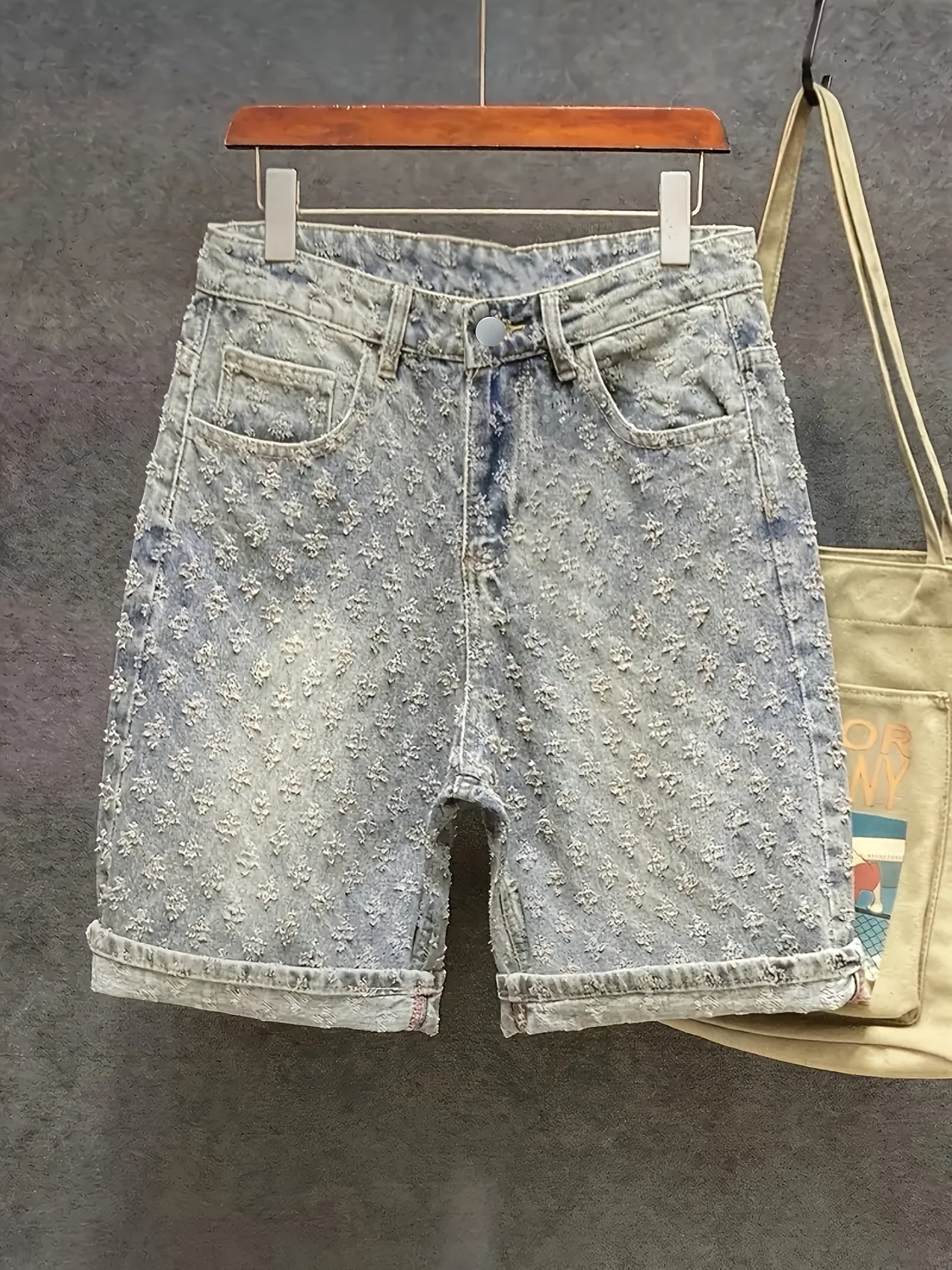 Men's Denim Shorts - Relaxed Fit Travel Style