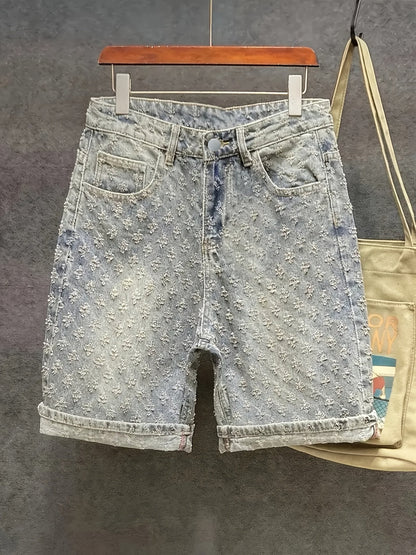 Men's Denim Shorts - Relaxed Fit Travel Style