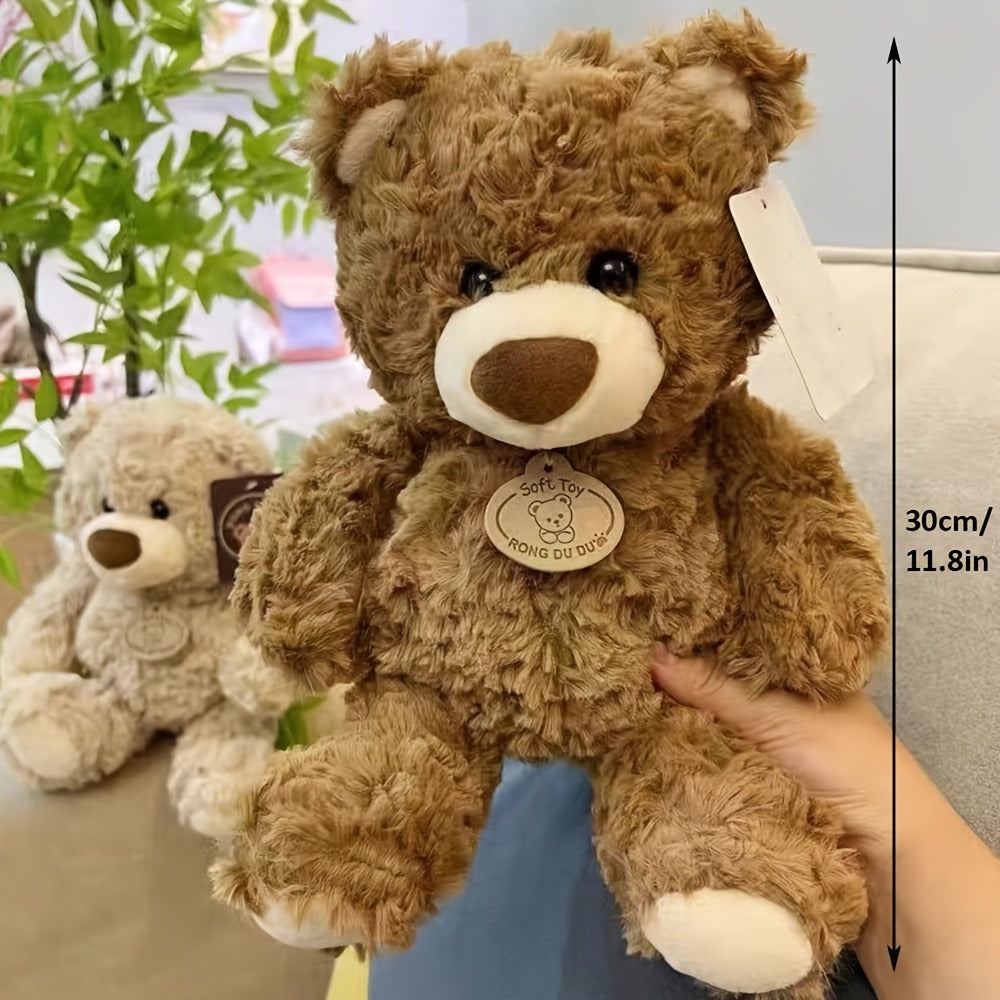 Giant Teddy Bear Stuffed Animal Plush Toy – Lifelike Soft Cuddly Bear Doll for Kids Adults Home Decor, Best Christmas Birthday Valentine Gift, Beige Brown