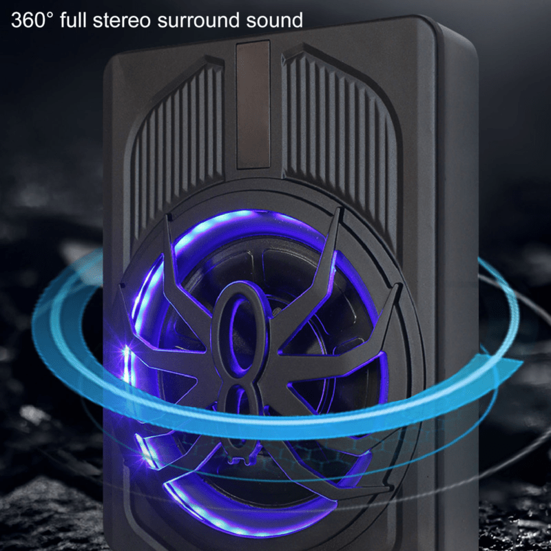 KELUNEGLO 10" 1200W Slim Under-Seat Powered Sub W/ Wiring, Built-in Amp & Blue LED, Halloween Audio, Subwoofer with Built in Amp, Subwoofer Amplificado Para Auto, Under Seat Subwoofer, Subwoofer Car Audio, 10inch Subwoofer