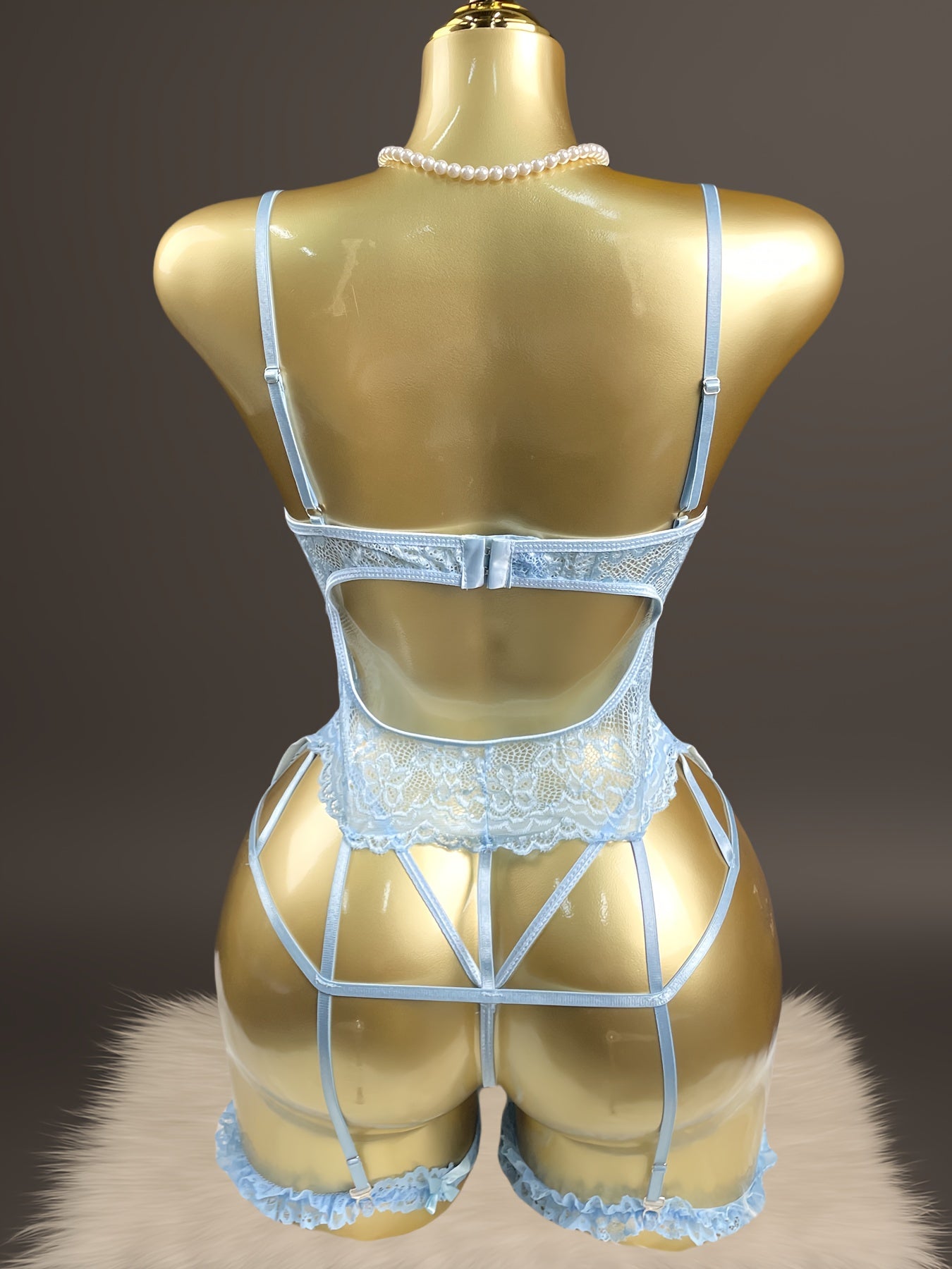 Women's Waist Trainer Shapewear - Floral Lace Style 66597