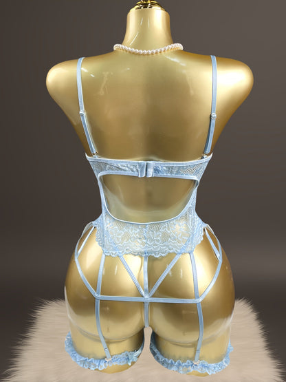 Women's Waist Trainer Shapewear - Floral Lace Style 66597