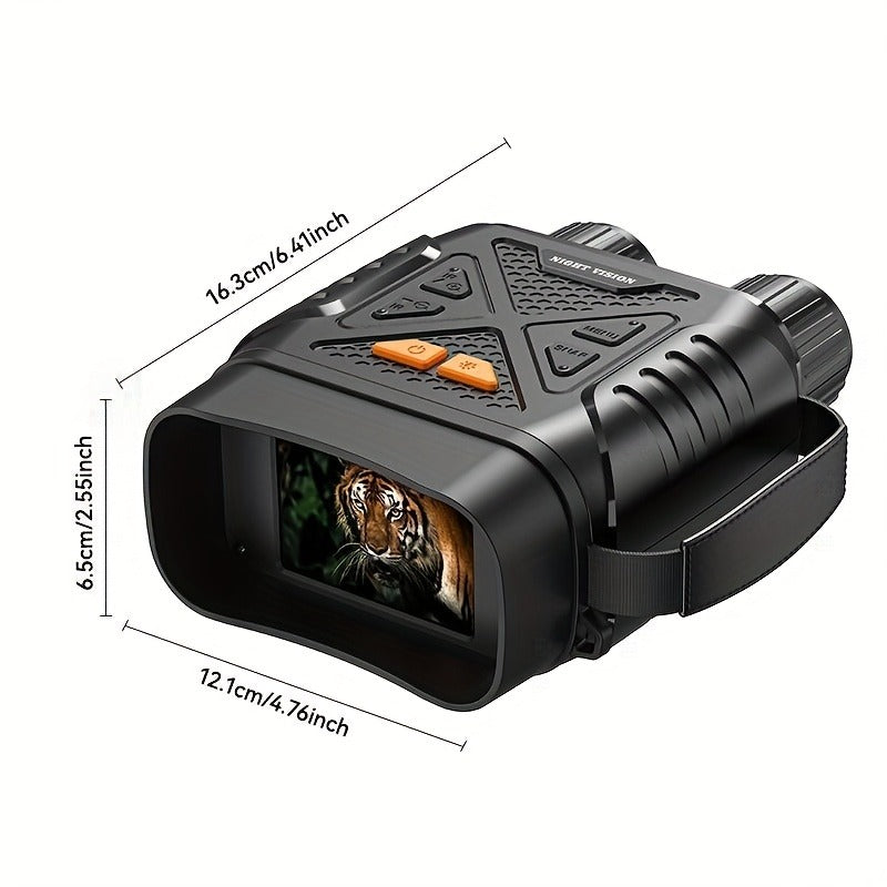 Night Vision Binoculars for Adults 4K Digital - 1080P HD Infrared Night Vision Goggles with 2.8" Screen, 10x Zoom, 7-Level 850nm IR Illuminator, 2000mAh Rechargeable Battery for Hunting Camping Boating Wildlife Observation, Gift for Men