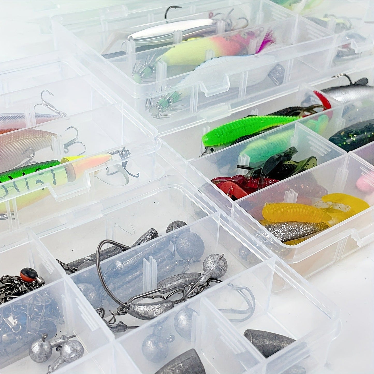 Fishing Lures Kit 346pcs with Tackle Box – Crankbaits, Minnow, Spinnerbaits, Spoons, Soft Baits, Jigs, Hooks, Weights & Sinkers, Topwater Lures for Freshwater & Saltwater Bass Fishing, Angler Gift Set
