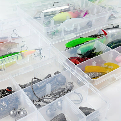 Fishing Lures Kit 346pcs with Tackle Box – Crankbaits, Minnow, Spinnerbaits, Spoons, Soft Baits, Jigs, Hooks, Weights & Sinkers, Topwater Lures for Freshwater & Saltwater Bass Fishing, Angler Gift Set