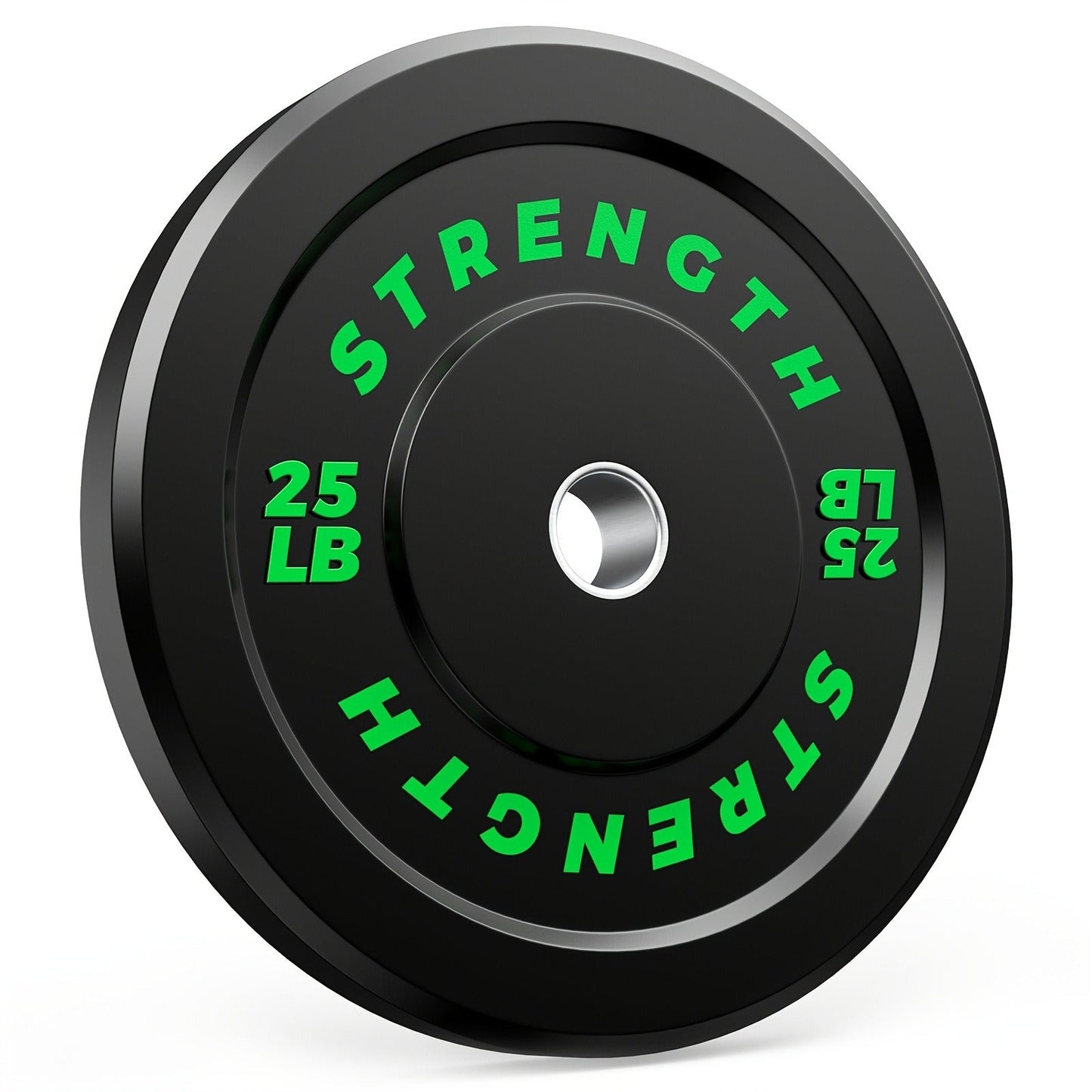Bumper Plates – Rubber Olympic Weight Plates 10–45 lbs, 2-Inch Steel Center Ring, for Strength Training & Weightlifting, Home Gym Barbell Discs