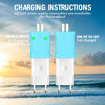 Rechargeable Fishing Float Batteries 8 Pack with 2 Chargers - LED Night Bobber Battery Set for Lighted Fishing Float, Night Fishing Accessories, Ocean Boat Freshwater Fishing Tackle Kit