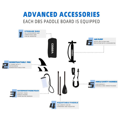 Wide Inflatable SUP Board 11ft x 32'' Extra Wide Stand Up Paddle Board for Youth Adults with Backpack Dry Bag Paddle Leash Hand Pump Fins Stable Design