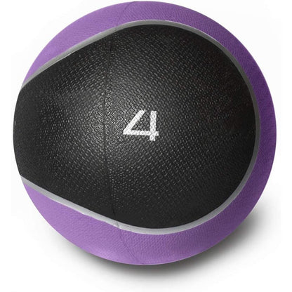 Medicine Ball Rubber Textured Grip for Strength, Balance & Core Training – 2LB to 4LB for Home Gym, Yoga & Full Body Workouts