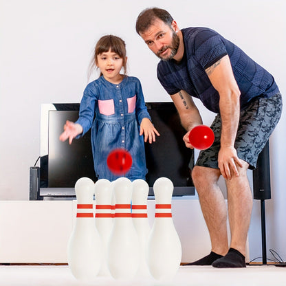 Light-Up Kids Bowling Set with 10 Pins & 2 Balls - Glowing Indoor Outdoor Bowling Game for Boys & Girls, 7.87-Inch Tall Pins, Fun Toddler Toy Set, Perfect Birthday Gift for Kids