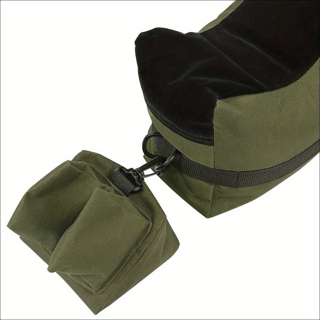 Shooting Rest Sandbag Bags Front & Rear Support Stand Holders for Rifle Gun Shotgun Bench Rest Target Sports Hunting Photography Unfilled Tactical Shooting Bag Set