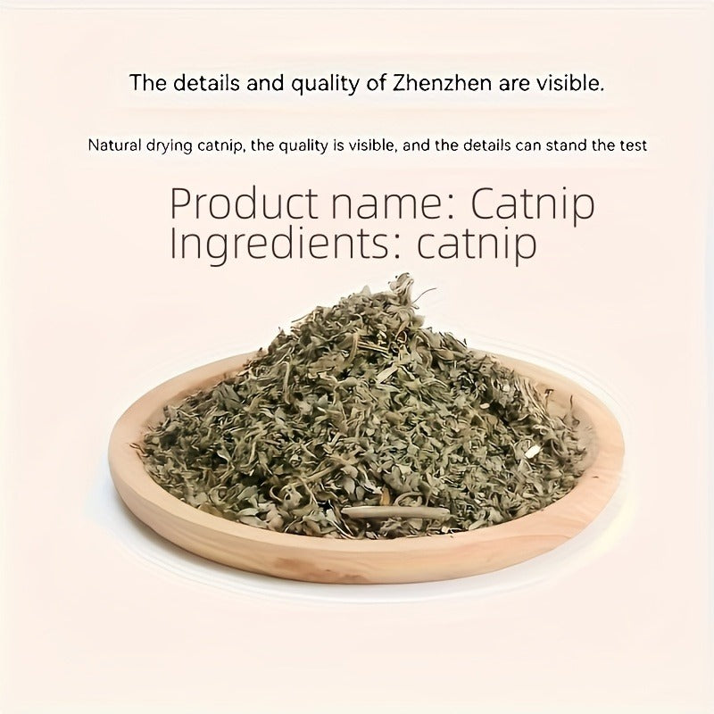 Natural Cat Treats 100g - Dried Herb Snacks for Cats to Aid Digestion, Reduce Hairballs & Stress, Promote Oral Health and Stimulate Natural Instincts