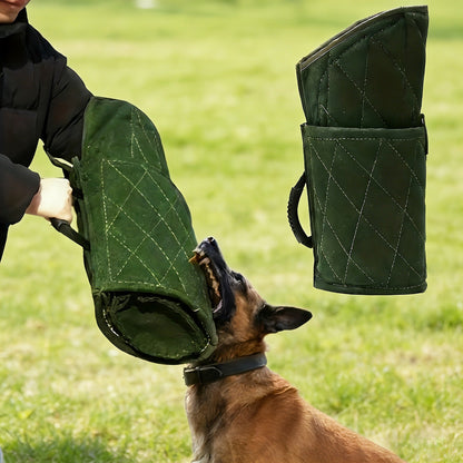 Dog Bite Sleeve for K9 Training - Heavy Duty Dog Training Sleeve for Pitbull German Shepherd Large Dogs, IPO Obedience Bite Tug Toy for Puppy & Adult Dogs, Durable Interactive Bite Training Arm Sleeve