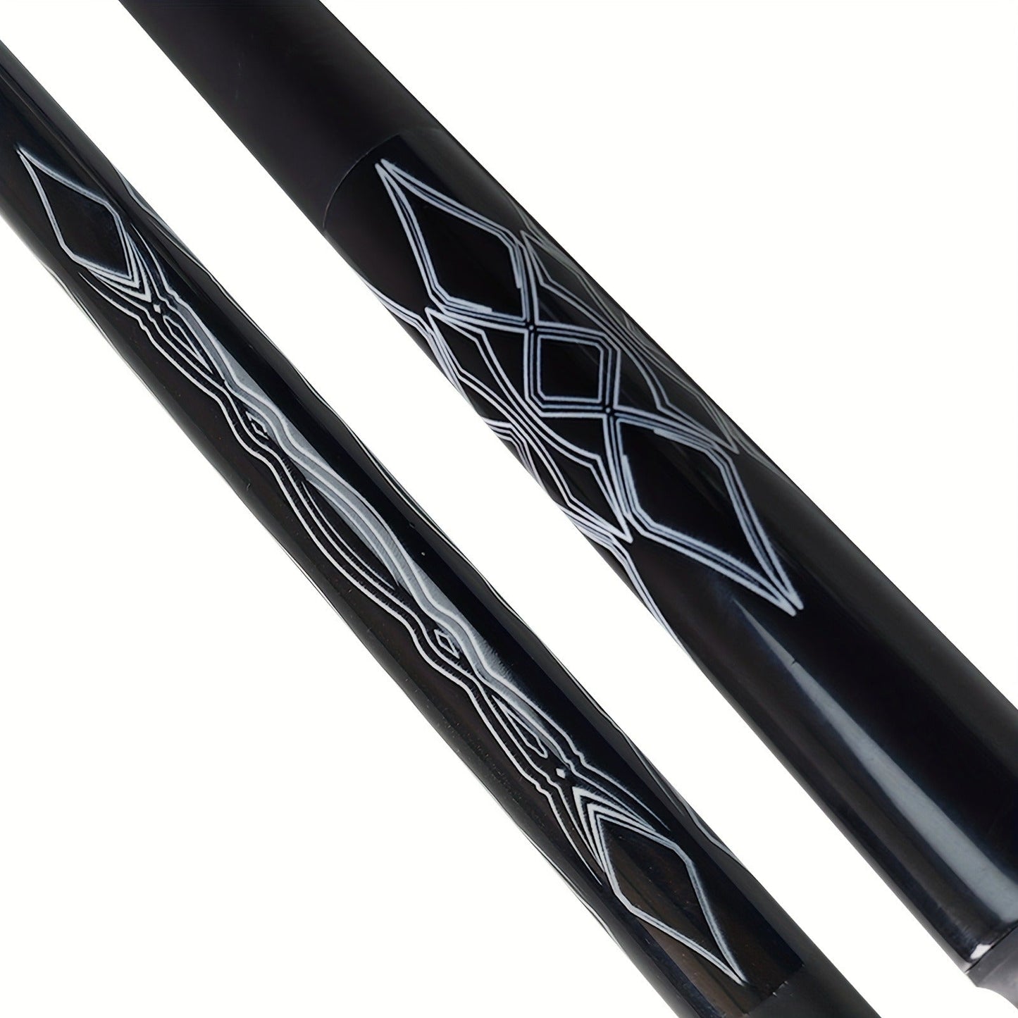 Carbon Fiber Pool Cue 57 Inch 13mm Tip – 2pcs Modular Design, Low Deflection, Piano Lacquer Finish, Stainless Steel Joint – Professional Billiard Cue for 8 Ball, 9 Ball, Home, Tournament & Club