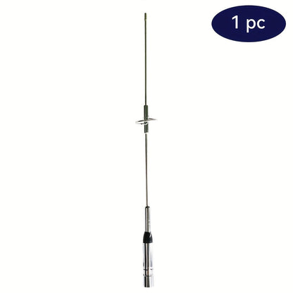 Dual Band Mobile Ham Radio Antenna – VHF UHF 144/430MHz High Gain, 16.9" Stainless Steel, PL-259 Connector