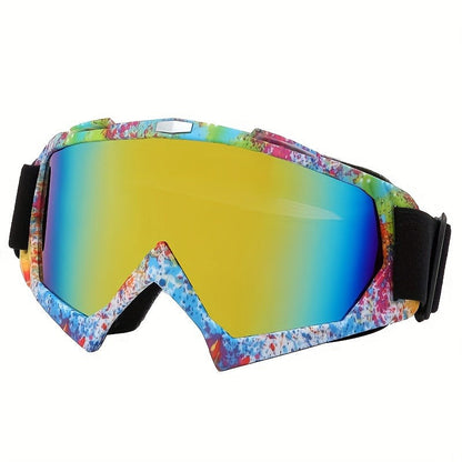 Windproof Ski Goggles with UV Protection – Gradient Lens, Anti-Fog, for Alpine Skiing Snowboarding Snowmobile Off-Piste Skating Outdoor Winter Sports