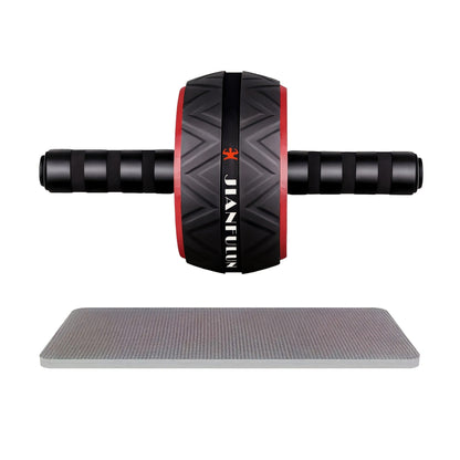 Ab Wheel Roller with Knee Pad – Core Strength & Balance Training, Abdominal Crunch Machine for Home Gym, Arm & Abs Muscle Toning, Stainless Steel & PP Options