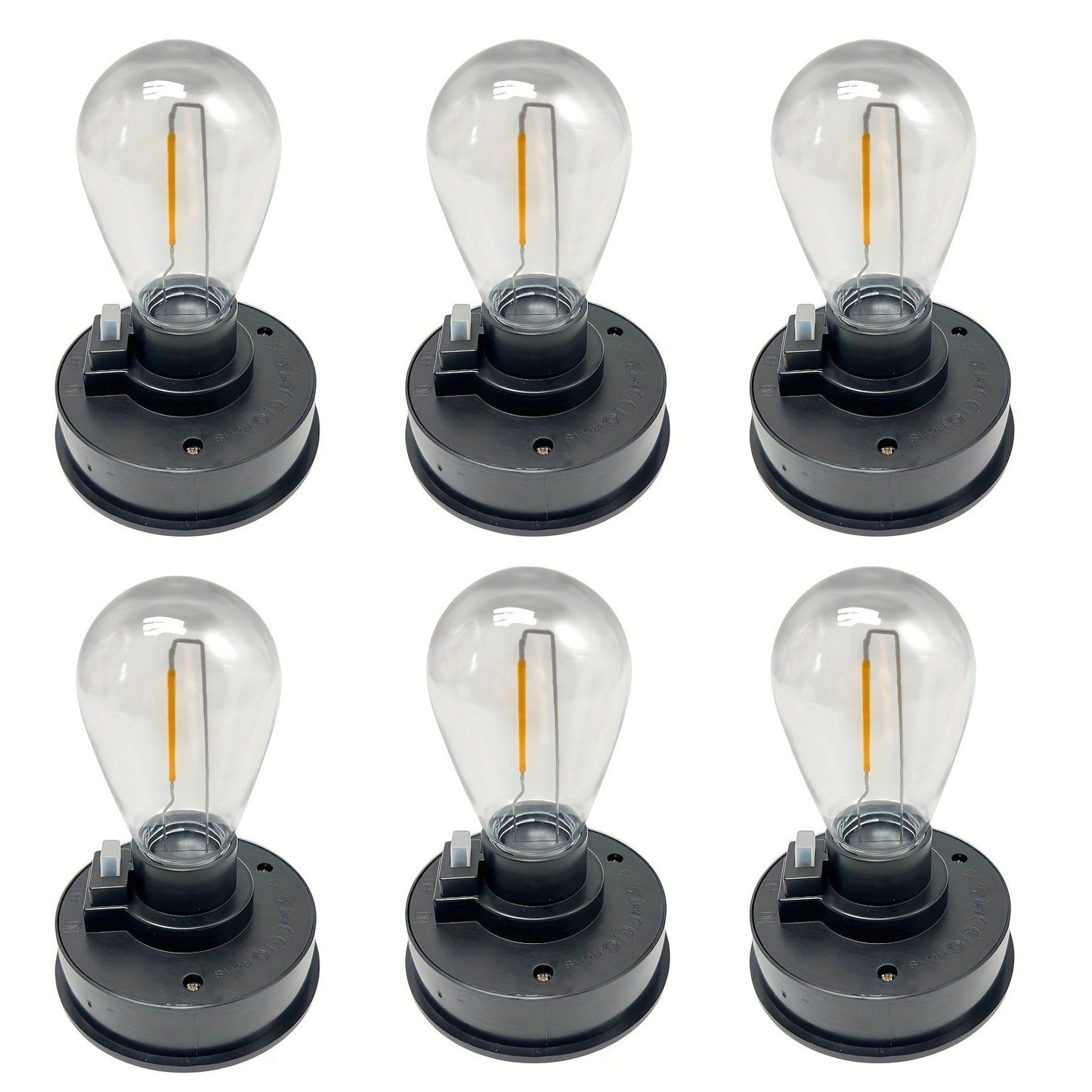 Solar Lantern Replacement Bulb IP65 Waterproof – Outdoor Solar Light Accessory, Top Bulb Replacement Kit | 2, 6 or 12 Pack