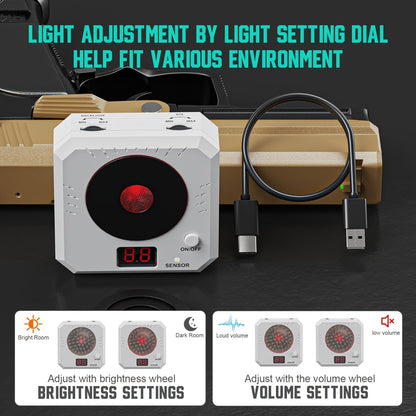 Rechargeable Laser Dry Fire Training Target Set 4 Difficulty Levels