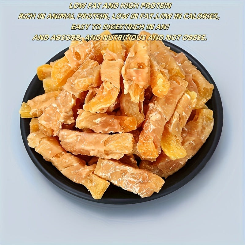 Sweet Potato Dog Treats – Chicken & Duck Wrapped Dried Sweet Potato, Natural High Protein Easy to Digest, Training Reward Snacks for Small Medium Large Dogs, 150g & 200g