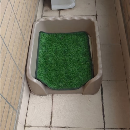 Artificial Grass Dog Potty Pad Washable Reusable - Odor-Proof Pet Training Lawn Mat for Indoor Outdoor Use, Dog Urine Grass Pad 18 x 28 Inch for Puppies & Adult Dogs