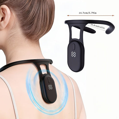 Smart Posture Corrector with Vibration Reminder – Intelligent LCD Back & Neck Brace for Hunchback Correction | Wearable Sitting Posture Reminder Device for Adults, Office Workers & Students