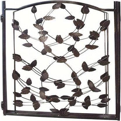 Foldable Pet Gate 3-Panel 52x24 Inch Metal Freestanding Dog Fence Retractable for Stairs Hallways Doorways Indoor Dog Gate No Installation