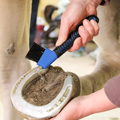 Hoof Trimming Kit 9-Piece Professional Farrier Tools – 10" Carbon Steel Hoof Nippers, Shears, Nail Clipper, Mini Rasp & Hoof Knife for Horse & Goat | Complete Hoof Care Set with Storage Bag