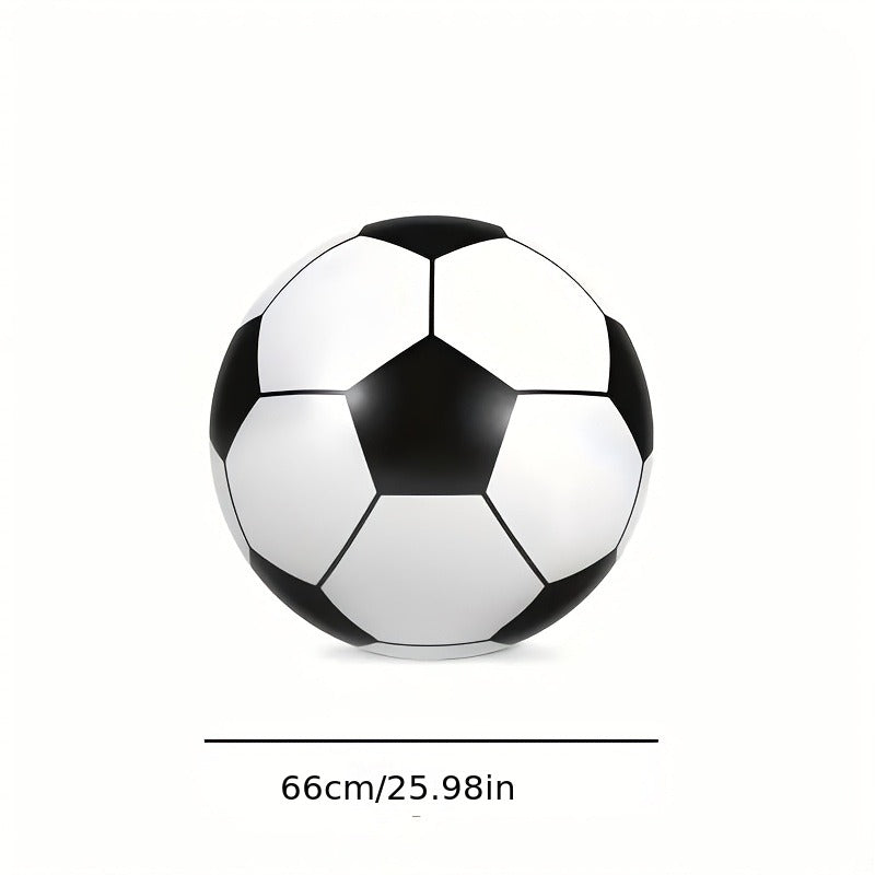 Giant Inflatable Soccer Ball for Indoor & Outdoor Use – Large Beach Ball for Pool Parties, Backyard Games, Playground Kickabout & Events – Fun Summer Sports Ball for Kids & Adults