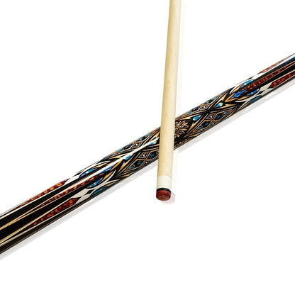 Vintage Maple Pool Cue Stick 58 Inch 20oz – Classic Retro Design Billiard Cue with 3 Style Options – Perfect Gift for Dad, Men & Billiard Enthusiasts, Great for Home & Bar