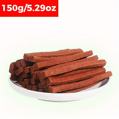 Beef Tendon Dog Chews – Natural Beef Strips Cubes & Diced Beef with Egg Yolk, High Protein Long-Lasting Dental Chews & Training Treats for Puppy Adult Dogs, Healthy Beef Jerky 150g Variety