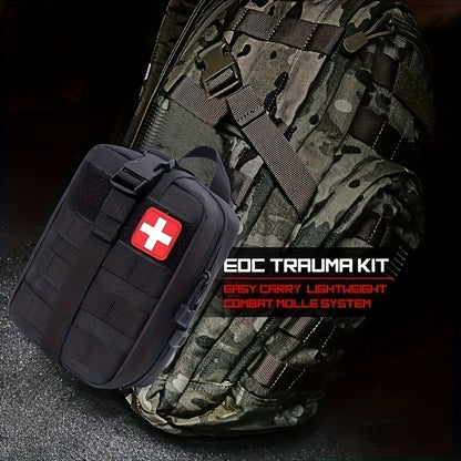 157PCS MOLLE Survival Kit – Outdoor First Aid Emergency Gear for Camping Hiking Adventure Travel Car Home Office School, Complete Survival Tools Set, Best Gift for Men & Women