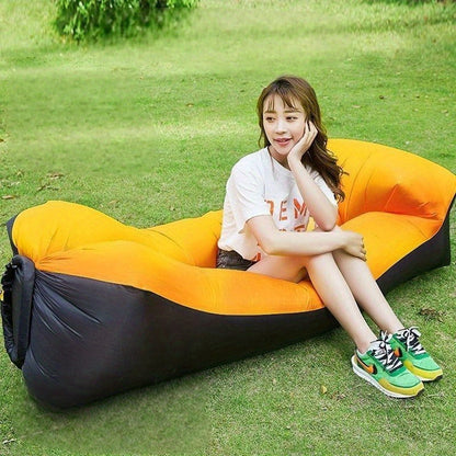 Portable Inflatable Sofa & Air Lounger Chair – Heavy Duty Single Outdoor Recliner, Quick Inflation & Deflation, Lightweight & Compact for Camping, Beach & Backyard – 3 Color Options