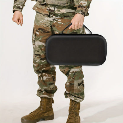 Hard Shell Walkie Talkie Case for Baofeng UV-5R BF-F8HP UV-82 UV-S9 Plus BF-888S GM-15 Pro – Handheld Ham Radio Hard Storage Carrying Bag with Soft Lining for Radio & Accessories