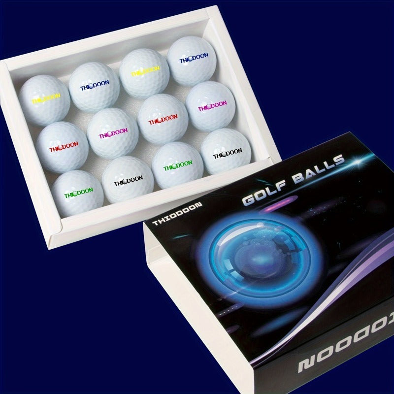Glow in the Dark Golf Balls 12 Pack – LED Night Golf Balls for Nighttime Play, Luminous Glowing Golf Ball Set, Perfect Holiday Gift for Men Women Golfers Friends & Family