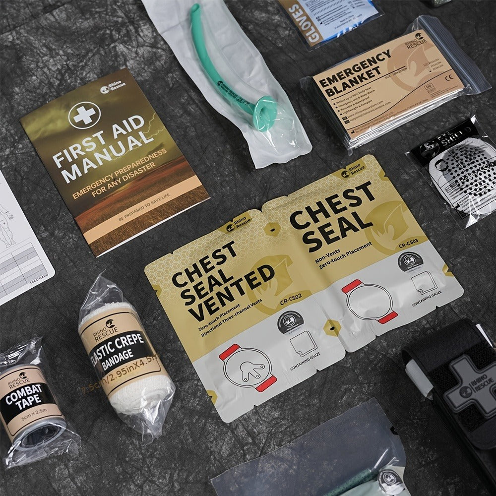 Tactical IFAK Waist Bag EDC First Aid Kit Pouch – 8-Piece Emergency Trauma Kit with Bandage, Gauze & Tourniquet for Outdoor, Camping & Everyday Carry