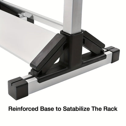 Aluminum Fishing Rod Holder Rack Holds Up to 24 Rods, Portable Lightweight Rust-Resistant Rod Stand with Cushioned Holders & Carrying Handle, Freestanding Fishing Pole Organizer for Garage Cabin Home